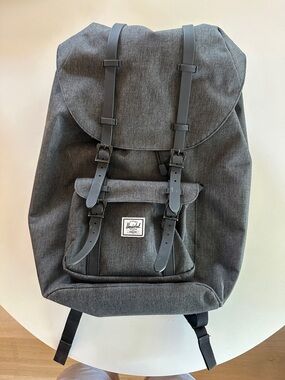 Herschel Supply Company Charcoal Grey Canvas Rucksack